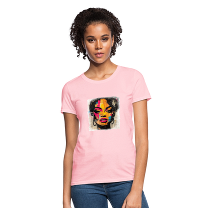 Pop Culture Woman 2- Short Sleeve T-Shirt - pink
