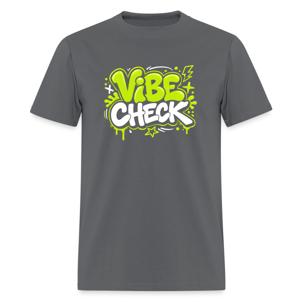 Vibe Check - Men's T-Shirt - charcoal