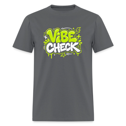 Vibe Check - Men's T-Shirt - charcoal