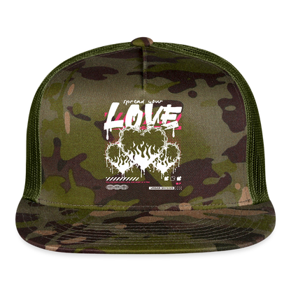 Heart of Fire - Trucker Hat - MultiCam\green