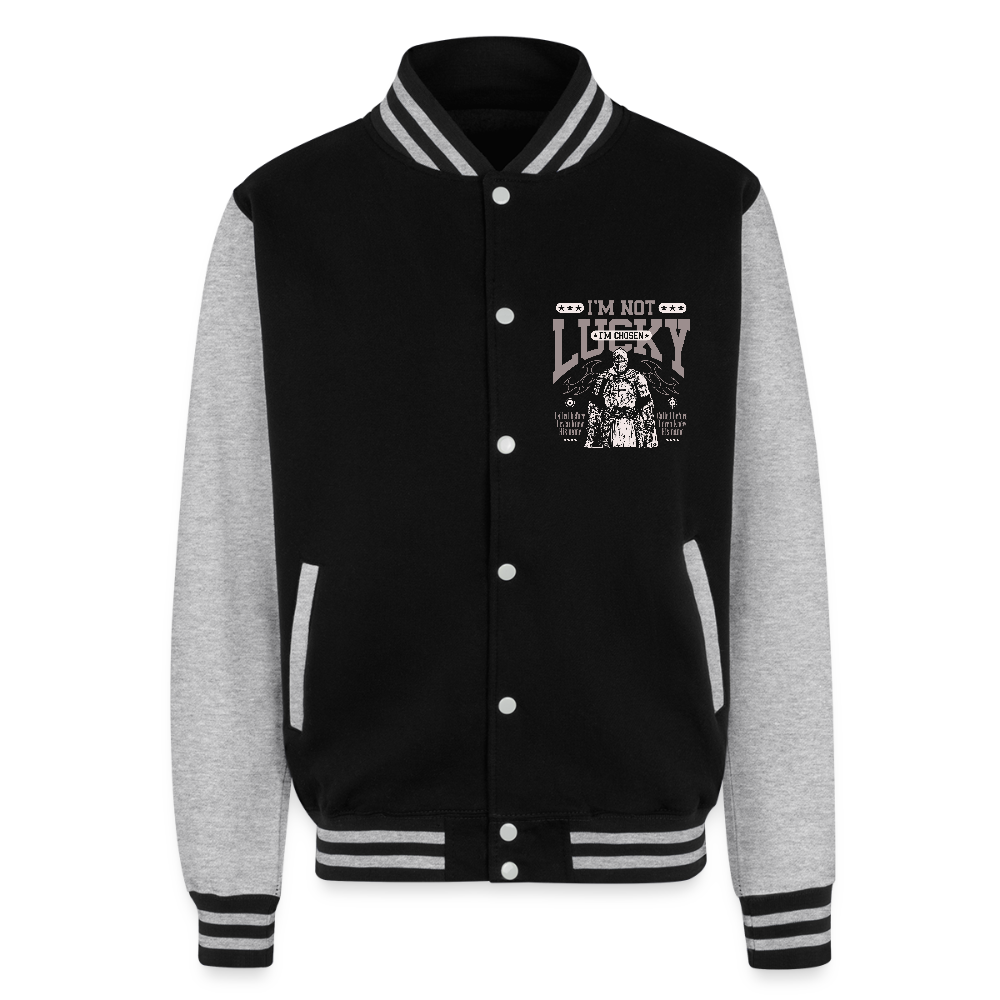 Chosen One - Letterman Jacket - black/heather grey