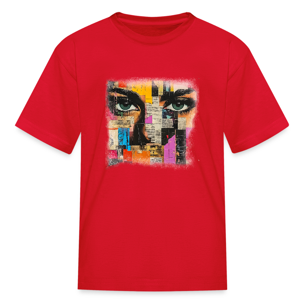 Pop Culture Woman 3 - Kids' T-Shirt - red