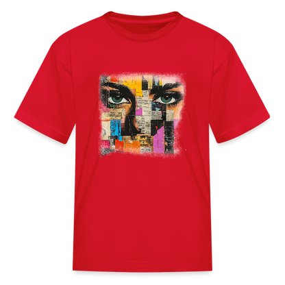 Pop Culture Woman 3 - Kids' T-Shirt - red