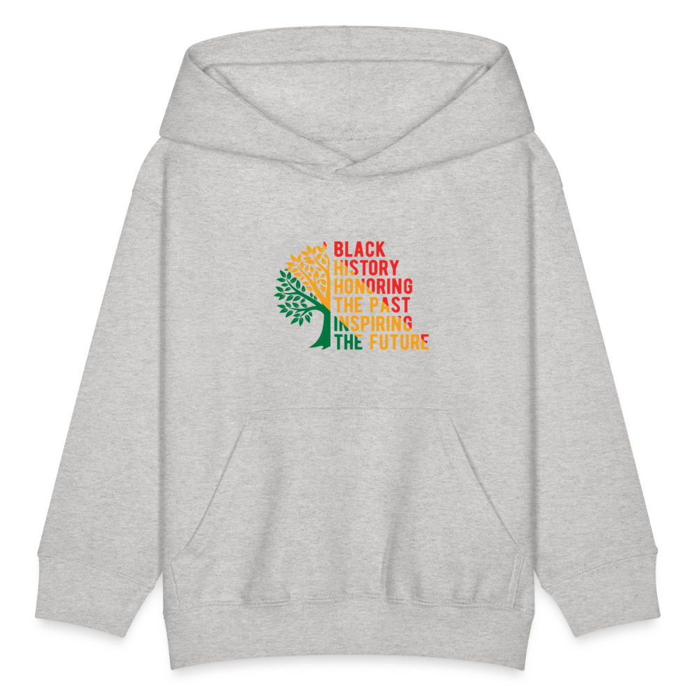 Black History - kids hoodie - heather gray