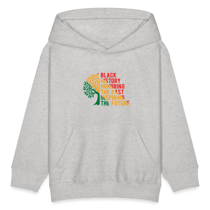 Black History - kids hoodie - heather gray