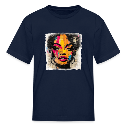 Pop Culture Woman 2 - Kids' T-Shirt - navy
