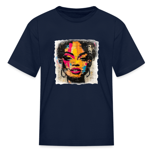 Pop Culture Woman 2 - Kids' T-Shirt - navy