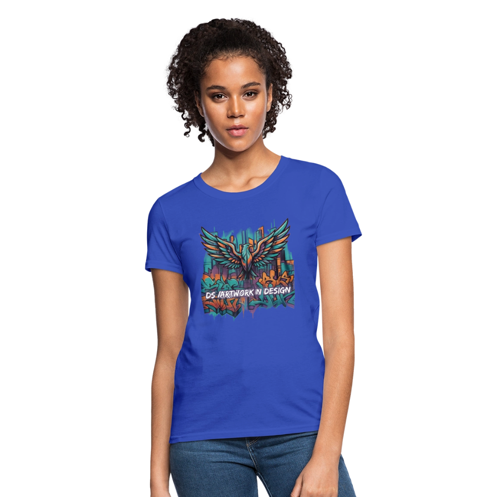 Graffiti Eagle - Women's T-Shirt - royal blue