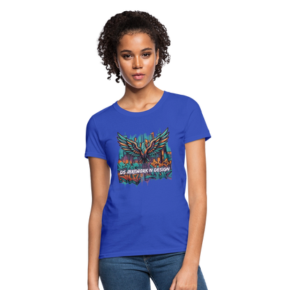 Graffiti Eagle - Women's T-Shirt - royal blue