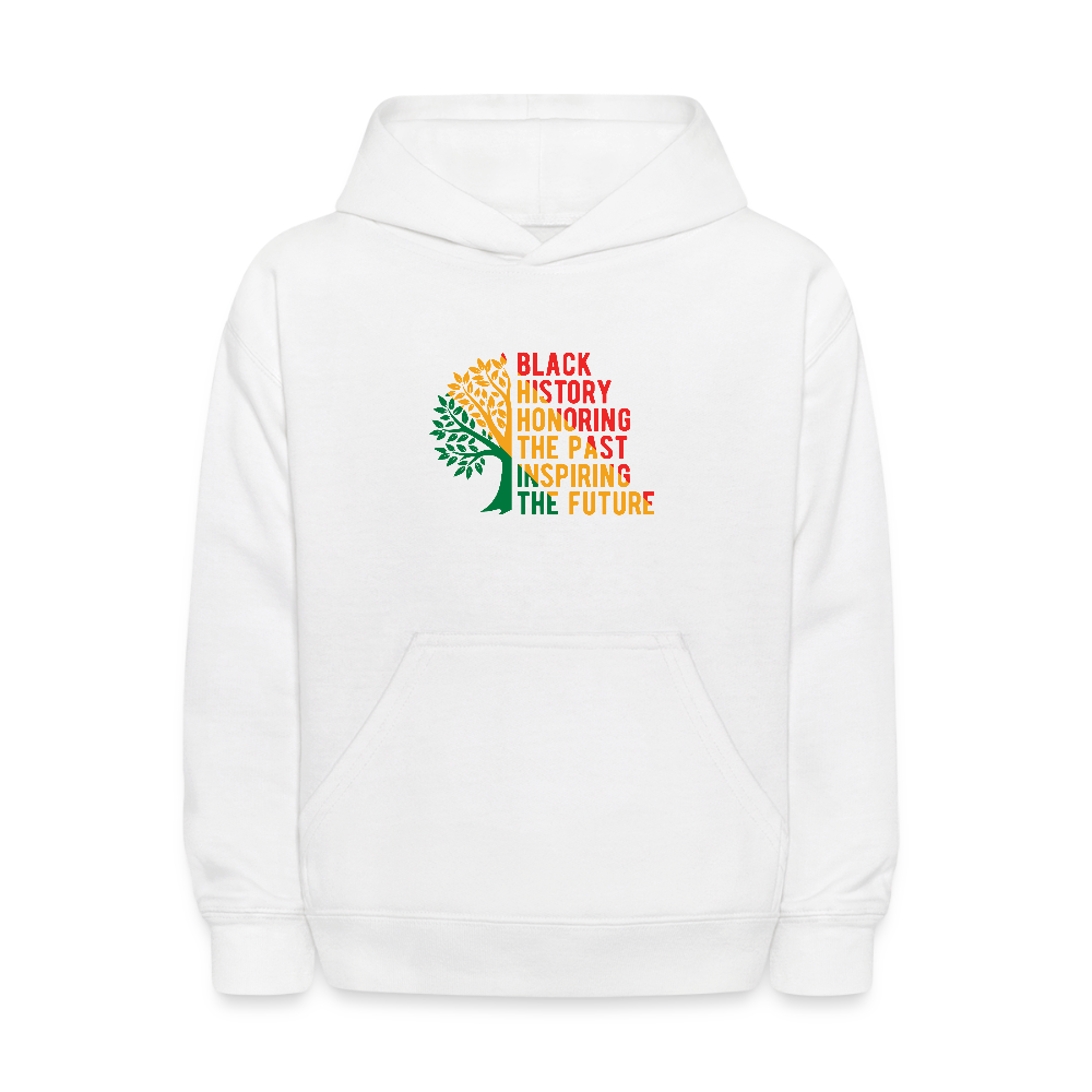 Black History - kids hoodie - white