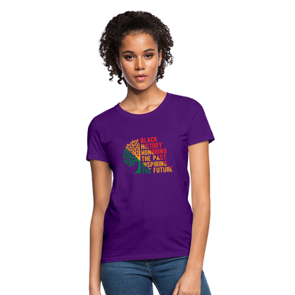 Black History - Women's T-Shirt - purple