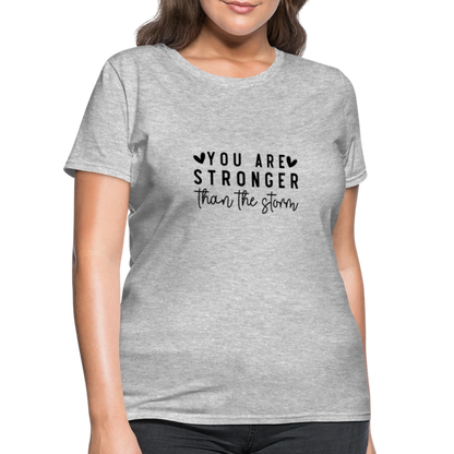 You are Strong - Women's T-Shirt - heather gray