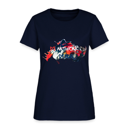 Spray paint - DS Women's T-Shirt - navy