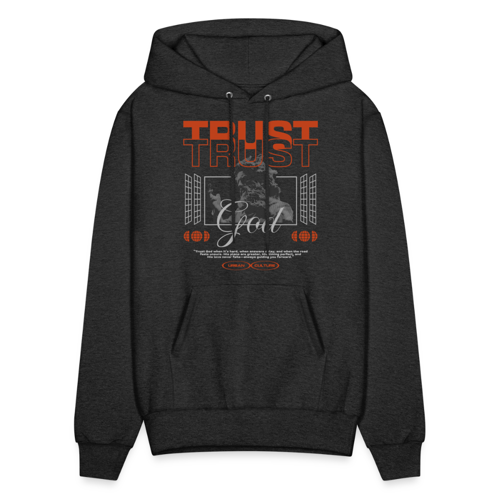 Trust God - Men's Hoodie - charcoal grey
