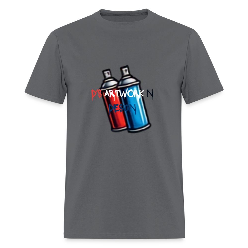 Spary Paint Can - Men's T-Shirt - charcoal