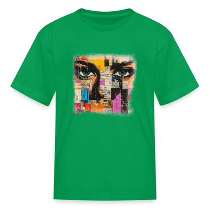 Pop Culture Woman 3 - Kids' T-Shirt - kelly green