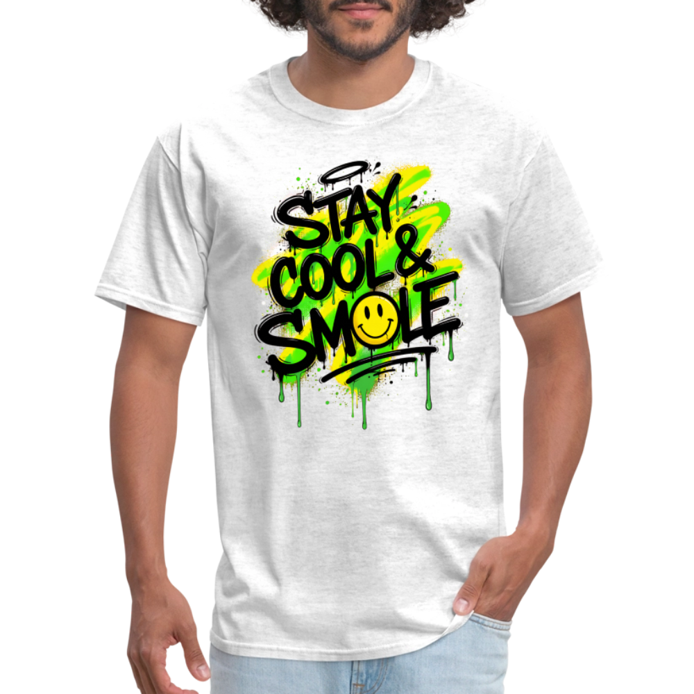 Stay Cool - Graffiti Men's T-Shirt - light heather gray