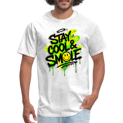 Stay Cool - Graffiti Men's T-Shirt - light heather gray