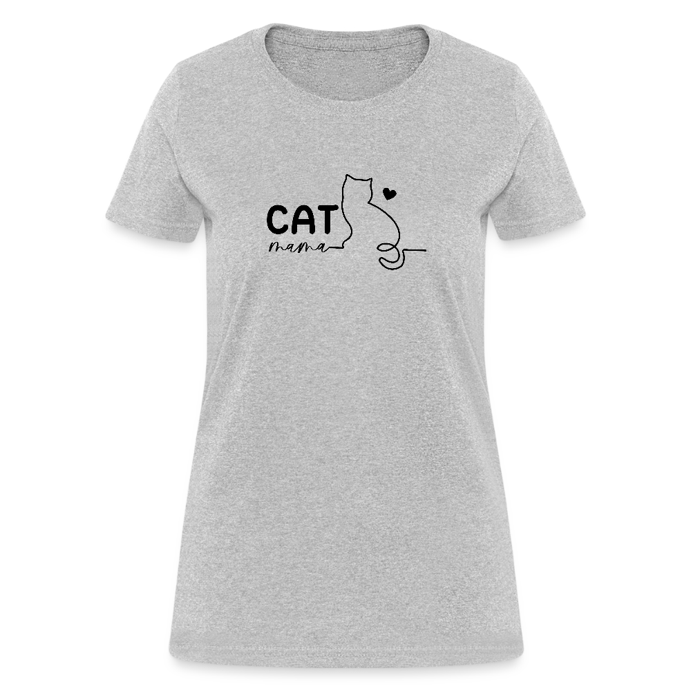 Cat Mama -  T-Shirt - heather gray