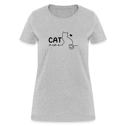 Cat Mama -  T-Shirt - heather gray