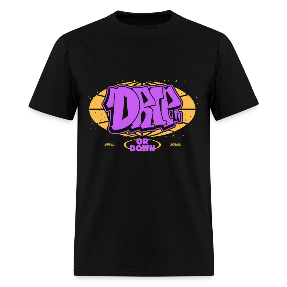Drip - Graffiti Men's T-Shirt - black