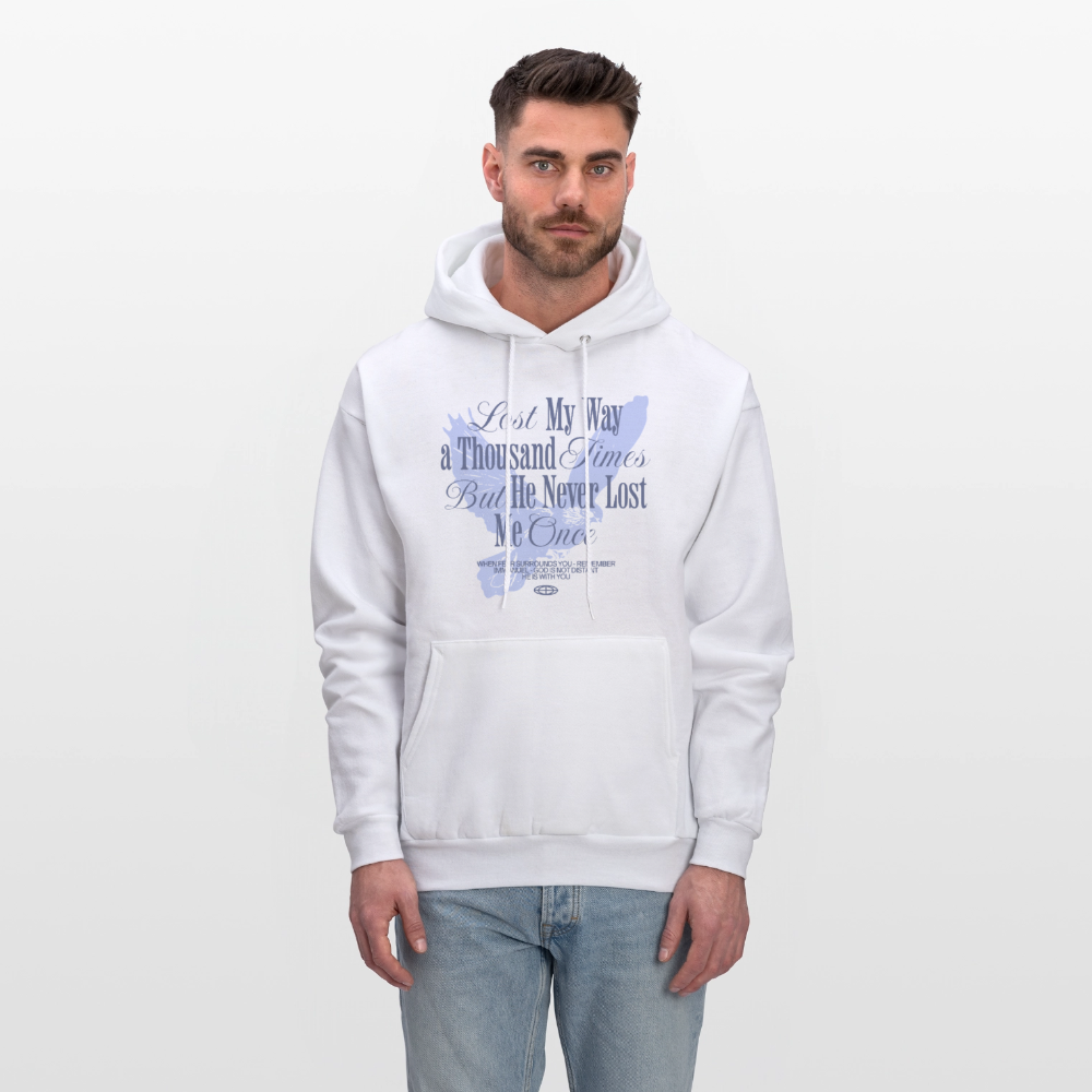 God is with Us - Men's Hoodie - white