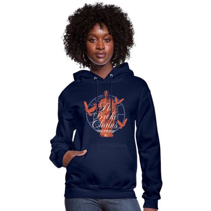 Broken Chains - Women's Hoodie - navy
