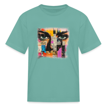 Pop Culture Woman 3 - Kids' T-Shirt - aquatic