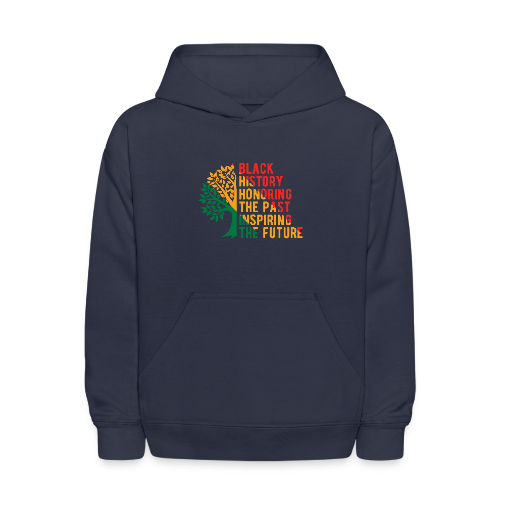 Black History - kids hoodie - navy