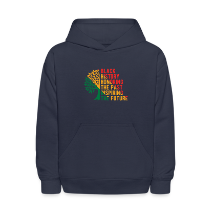Black History - kids hoodie - navy