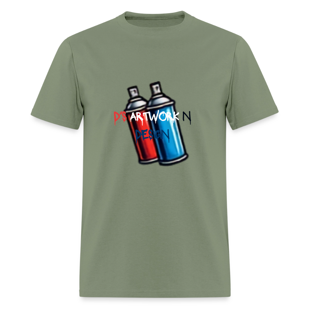Spary Paint Can - Men's T-Shirt - military green