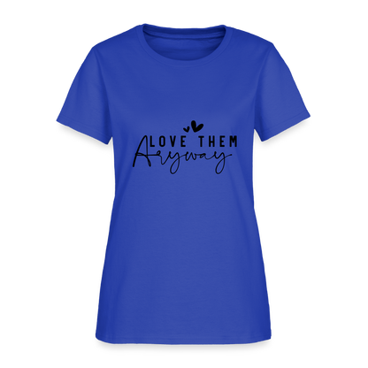 Love - Women's T-Shirt - royal blue