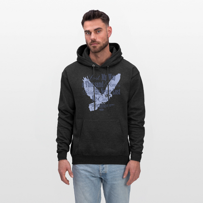 God is with Us - Men's Hoodie - charcoal grey