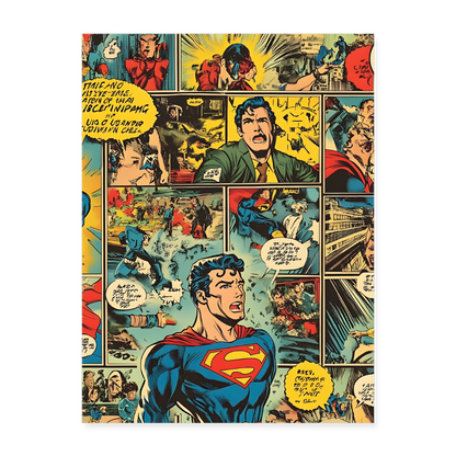Superman themed - Poster 18x24 - white