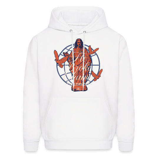 Chains Broken - Men's Hoodie - white