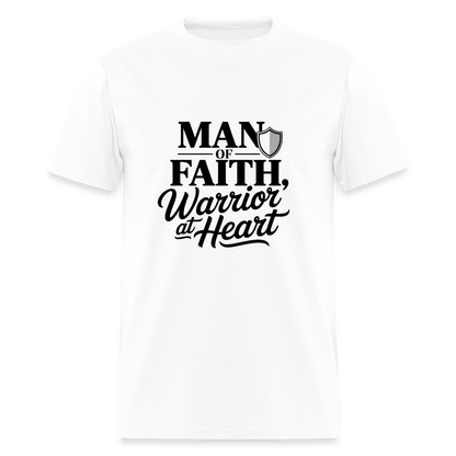 man of Faith - men's t-shirt - white