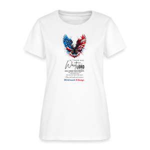 Mount on Eagles Wings - Women's T-Shirt - white