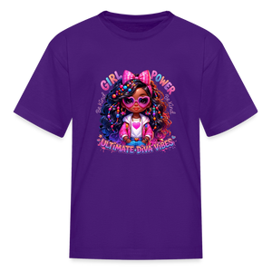 Black Girl Power - Ultimate Diva Kids' T-Shirt - purple