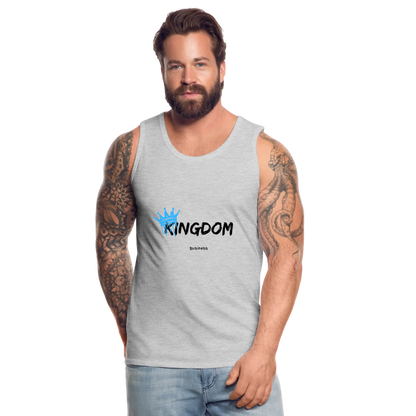 Kingdom Business - Men’s Premium Tank - heather gray