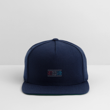Stay Strong - Snapback Baseball Cap - navy