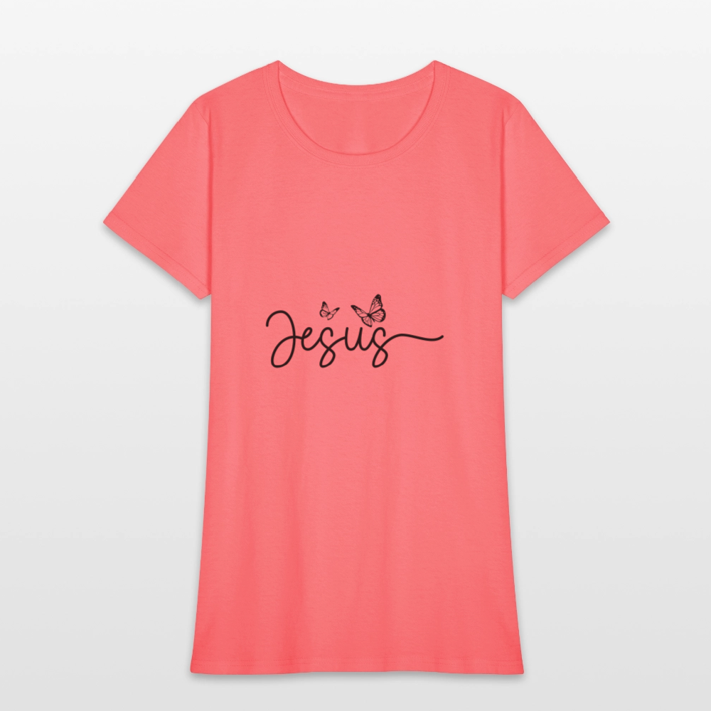 Jesus - Women's T-Shirt - coral