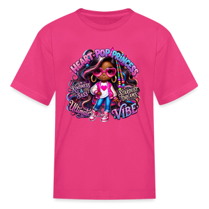 Black Girl Power - Princess Kids' T-Shirt - fuchsia