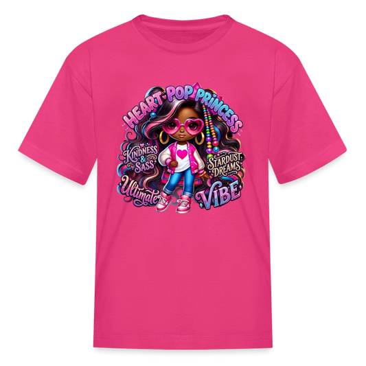 Black Girl Power - Princess Kids' T-Shirt - fuchsia