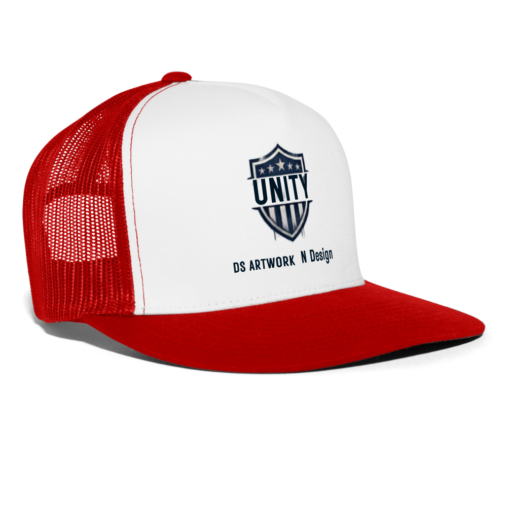 Unity - Trucker Hat - white/red