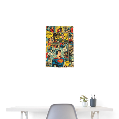 Superman themed - Poster 18x24 - white