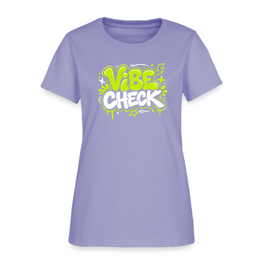 Vibe Check - Graffiti Women's T-Shirt - lavender