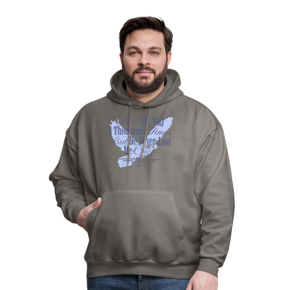 God is with Us - Men's Hoodie - asphalt gray