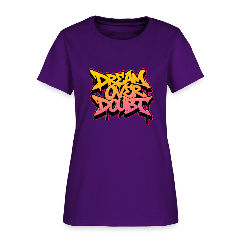 Dream over Doubt - Women's T-Shirt - purple