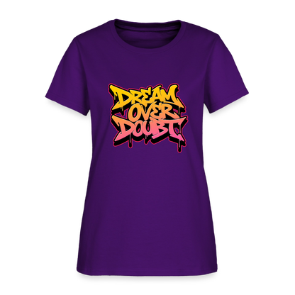 Dream over Doubt - Women's T-Shirt - purple