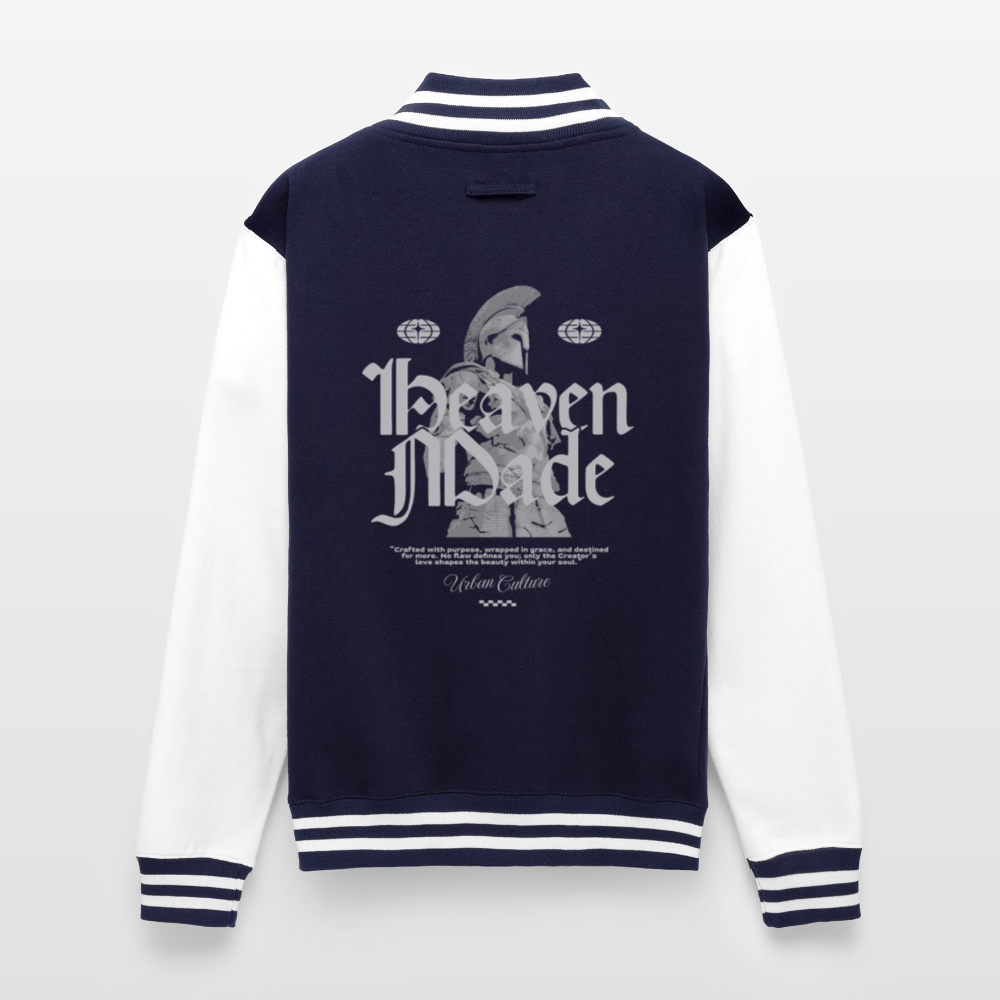 Heaven Made - Letterman Jacket - navy/white